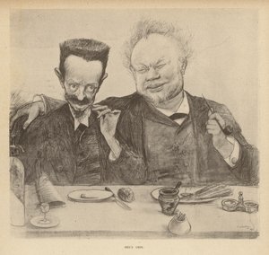 Deux amis (lithographie)
