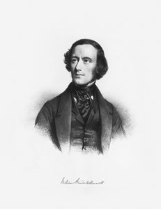 Portrait du compositeur William Sterndale Bennett 1816-1875