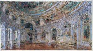 Salle de Banquet au Palais Royal de Laeken, vers 1910 - Charles Louis Girault