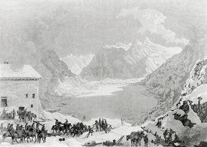 Armée française du Premier Consul Napoléon Bonaparte (1769-1821) au Grand Saint-Bernard, 20 mai