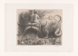 Monstre dévorant des gens