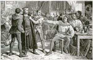 Lord Saye et Sele amené devant Jack Cade, 1896 - Charles Lucy