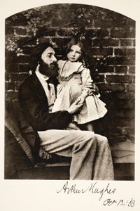 Arthur Hughes et sa Fille Agnes, 12 octobre 1863