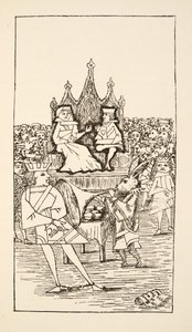 Procès du Valet de Cœur, illustration des Aventures d