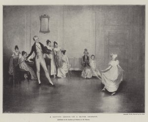 Une leçon de danse - Charles MacIvor or MacIver Grierson