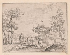 La Fuite en Égypte - Charles Macé (attributed to)