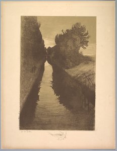 Suite de Paysages: Paysage, Planche 1, Remarque, Un Poisson