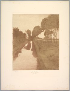Suite de Paysages: Paysage, Planche 3, Remarque, Chauve-souris