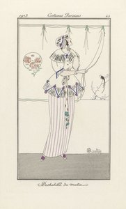 Déshabillé du matin, de Costumes Parisiens, pub.1913 - Charles Martin
