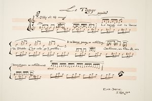 Partition musicale pour Le Tango, de Sports & Divertissements, pub. 1914 - Charles Martin
