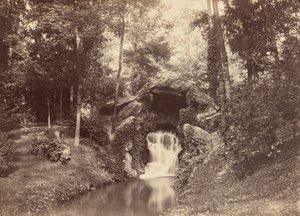 Grotto, Mare aux Biches, Bois de Boulogne,1858–1860 (photo) - Charles Marville