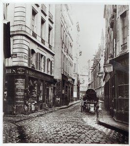Rue Saint-Séverin, depuis la rue de la Harpe, Paris, 1858-78
