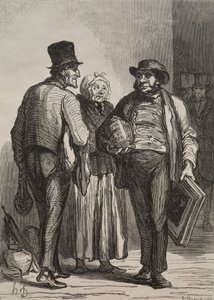 La salle des ventes : Les marchands