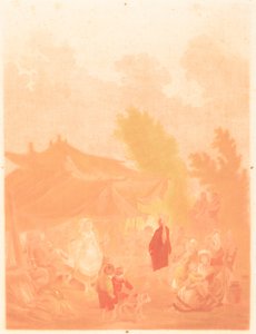 Noce de village, 1785 - Charles Melchior Descourtis