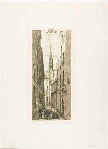 Rue Chantrey, Paris - Charles Meryon