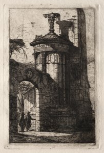 Entrée du Couvent des Capucins Français à Athènes