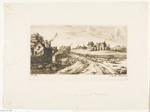 Entrée de la banlieue de Saint-Marceau, Paris