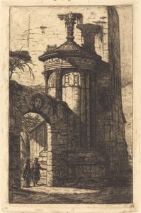 Entrée du Couvent des Capucins français à Athènes