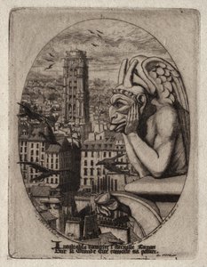 Eaux-fortes de Paris: La Gargouille