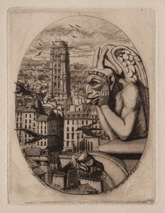 Eaux-fortes de Paris : La Gargouille