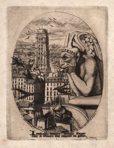 Eaux-fortes de Paris : La gargouille