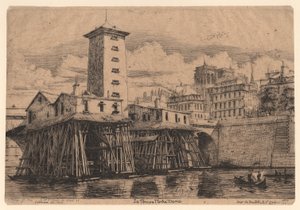 La Pompe Notre-Dame - Charles Meryon