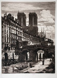Die kleine Brücke - Charles Meryon