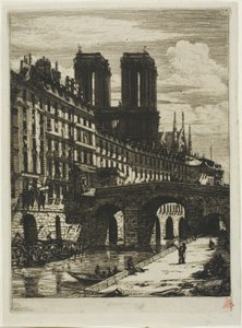 Le Petit Pont, Paris - Charles Meryon