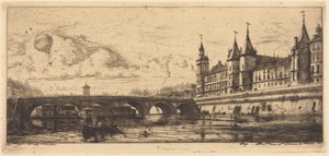 Le Pont-au-Change, Paris - Charles Meryon