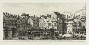 Partie de la ville de Paris à la fin du XVIIe siècle - Charles Meryon
