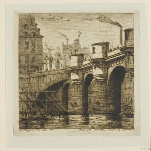 Pont-Neuf, Paris - Charles Meryon