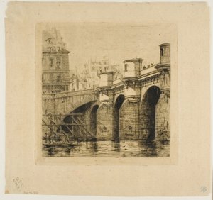 Pont-Neuf, Paris - Charles Meryon