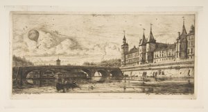 Pont au Change, Paris - Charles Meryon