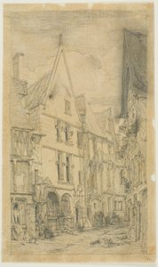 Rue des Toiles, Bourges - Charles Meryon