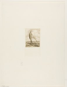 Proa à voile rapide, Archipel de Mulgrave, Océanie - Charles Meryon