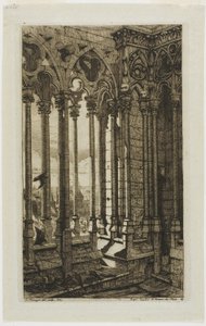 La galerie de Notre-Dame, Paris - Charles Meryon