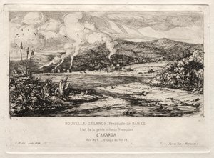 La petite colonie française à Akaroa, 1845