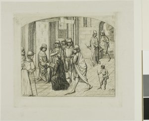 Le graveur Valère Maxime présenté au roi Louis XI