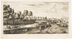 La Seine et le coin du Mall, Paris