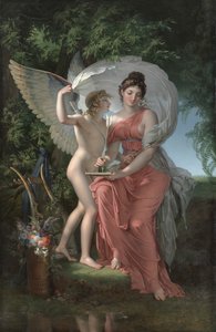 Érato, muse de la poésie lyrique, 1800 - Charles Meynier