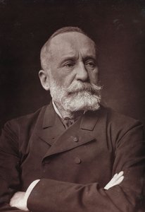 Album Artistique et Biographique, 6ème année, Salon 1885; portrait du peintre français Pierre Puvis de Chavannes (1824-1898)