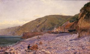 Parmi les galets à Clovelly, 1864