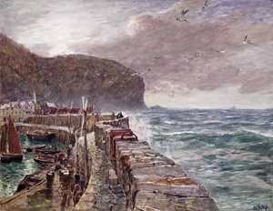 Jetée de Clovelly - Charles Napier Hemy