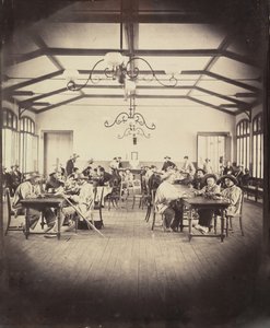 Asile impérial de Vincennes, salle de jeu, 1858-59