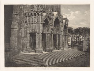Planche XII – Cathédrale de Chartres, Portique du Midi