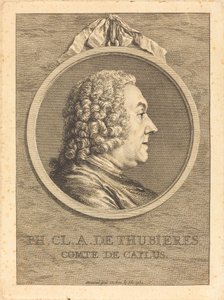 Ph.Cl.A. de Thubières, Comte de Caylus - Charles Nicolas Cochin II