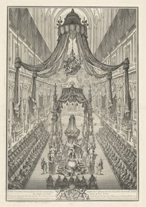 Pompe funèbre de Polixène de Hesse-Rhinfels - Charles Nicolas Cochin I