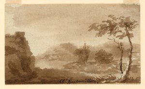 Un paysage - Charles Nicolas Ransonnette