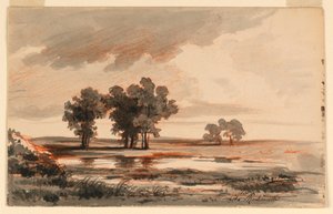Paysage - Charles Nicolas Ransonnette