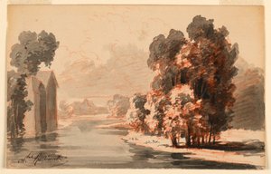 Paysage - Charles Nicolas Ransonnette